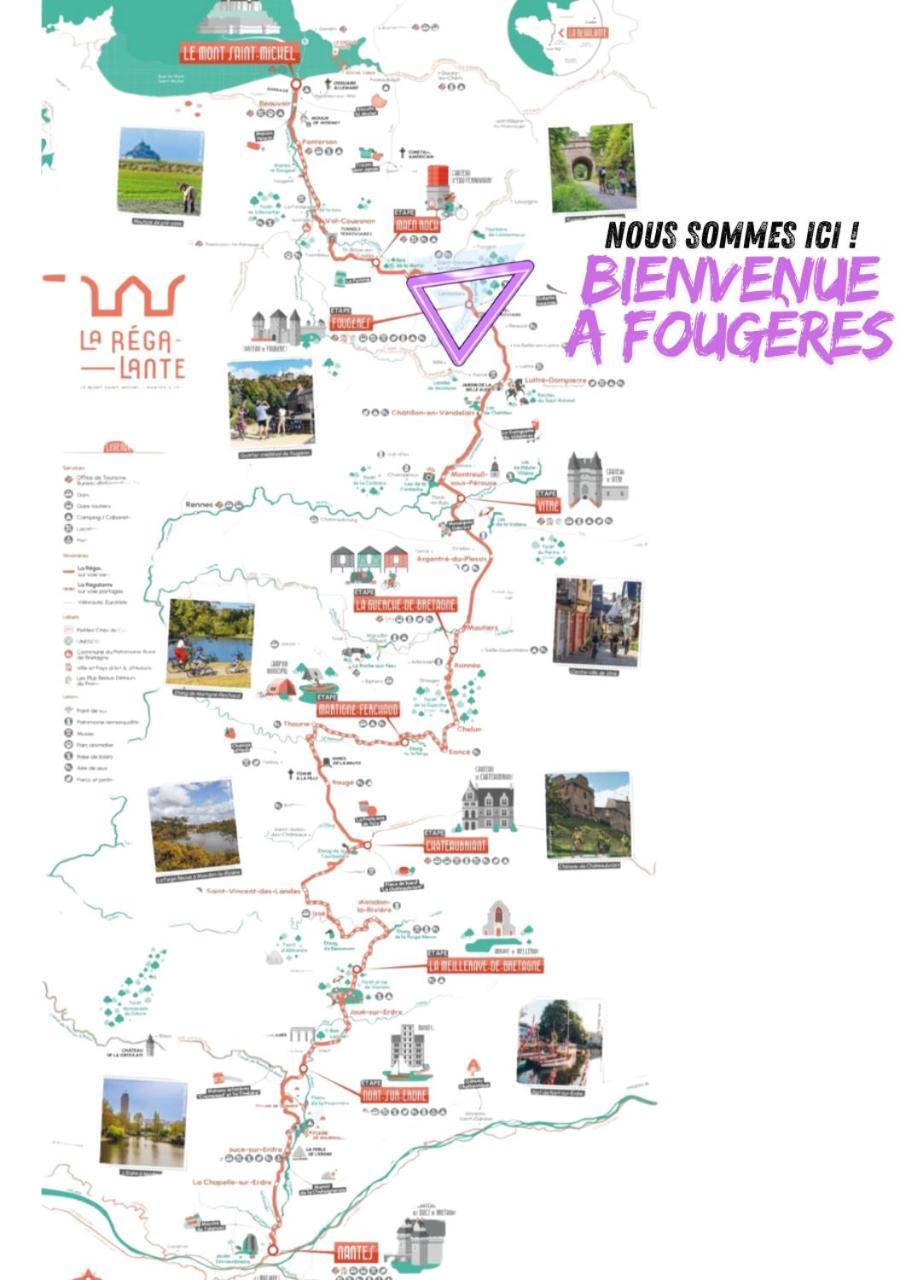 Fougères L'Ecrin Medieval מראה חיצוני תמונה